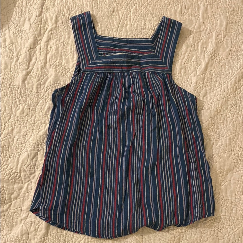 Striped Sleeveless Top